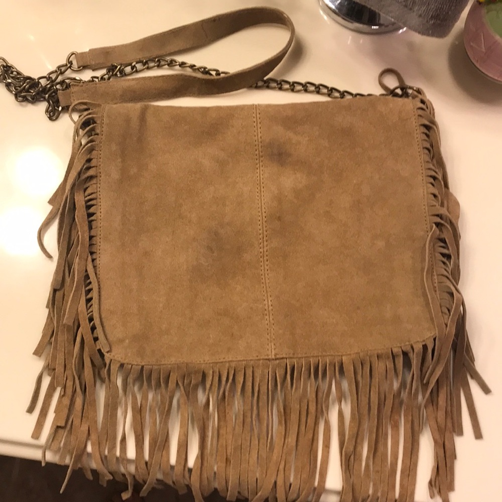 Leather crossbody bag